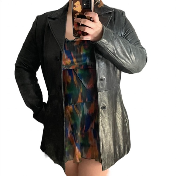 ‘90s Vintage Nine West Leather Jacket